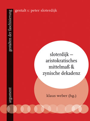 cover image of Sloterdijk